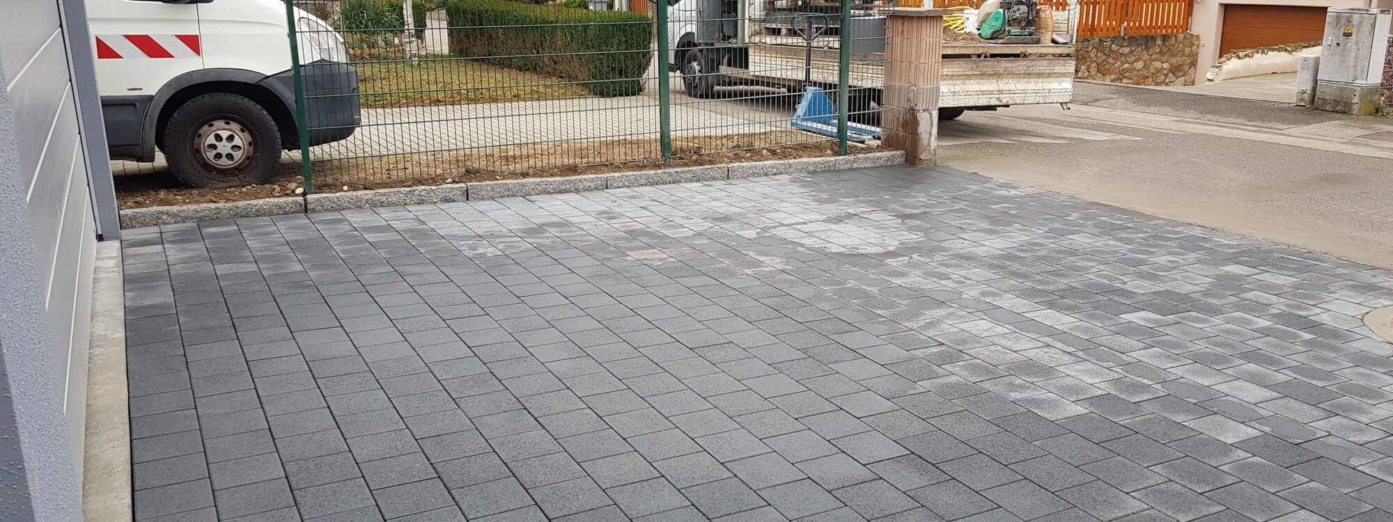 PAVAGE MECANIQUE 2 2000X750 | Créa jardins Pavage mécanique à Weckolsheim près de Colmar : une solution rapide et écologique Illzach